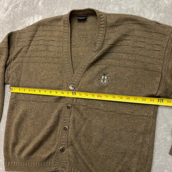 Vintage Westbury Sweater Cardigan Size XL Green Wool Blend Button Up - Picture 7 of 11